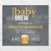 ベビービールボトルシールのラベル ビールラベル (シングルラベル)