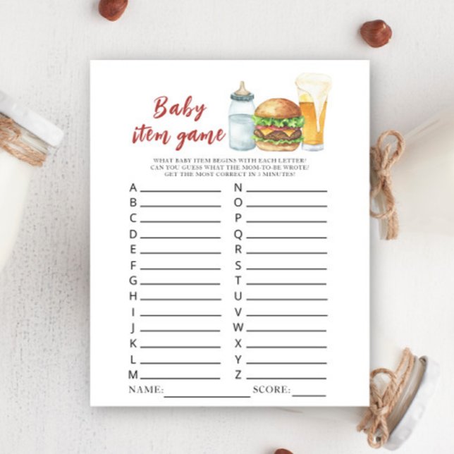 ベビービール醸造ベビーシャワーベビーアイテムゲーム (クリエイターアップロード済み)