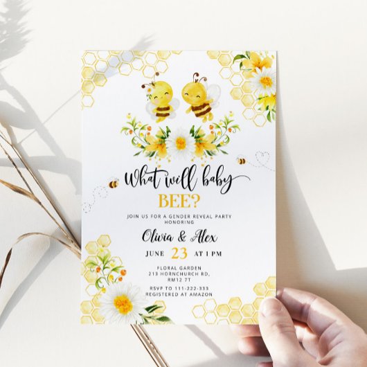 ベビービー性別が招待を明らかにする 招待状