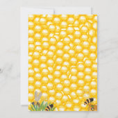 ベビービー性別が招待を明らかにする 招待状 (裏面)