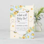 ベビービー白い花と性別が明らかにする 招待状 (スタンド正面)