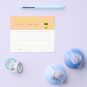 ベビービー |ママ&パパベビーシャワーカードのアドバイス チラシ (シングル)