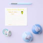 ベビービー |ママ&パパベビーシャワーカードのアドバイス チラシ (シングル)