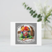 ベビーピエロの署名の実行命令 ポストカード (スタンド正面)