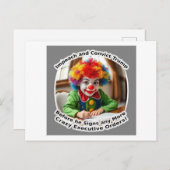 ベビーピエロの署名の実行命令 ポストカード (正面/裏面)