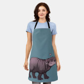 ベビーピギーヒッポ エプロン (着用した状態)