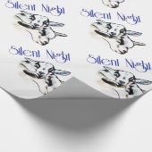 ベビーピグミーヤギ静かツナイトクリスマスラッピングP ラッピングペーパー (角)