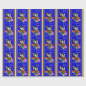 ベビーピグミーヤッツクリスマスラッピング紙 ラッピングペーパー (フラット)