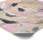 ベビーピグレットアートプリントポスター ポスター (角)