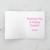 ベビーピグレットピグイースターカード シーズンカード (内部)