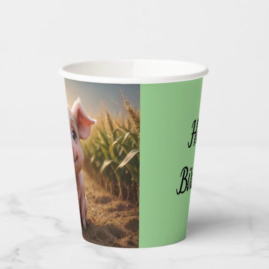 ベビーピグ 紙コップ (左)