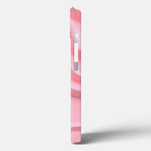 ベビーピンクのソフトテクスチャーiPhoneケース(女性向け) Case-Mate iPhoneケース (裏面 / 左)