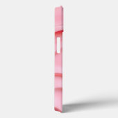 ベビーピンクのソフトテクスチャーiPhoneケース(女性向け) Case-Mate iPhoneケース (裏面 / 右)