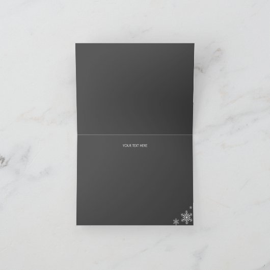 ベビーピンクの外は寒いサンキューカード サンキューカード (内部)