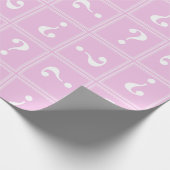 ベビーピンクの謎 ラッピングペーパー (角)