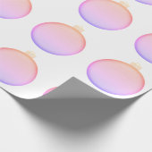 ベビーピンクオーナメント包装紙 ラッピングペーパー (角)