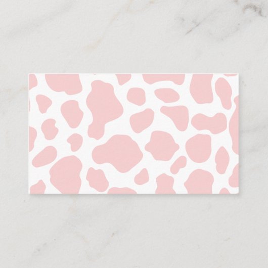 ベビーピンクカウウ素朴ウェスタン向け本 エンクロージャーカード (裏面)