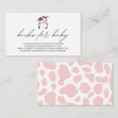 ベビーピンクカウウ素朴ウェスタン向け本 エンクロージャーカード (正面/裏面)