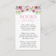 ベビーピンクガール赤ちゃんシャワー用の本