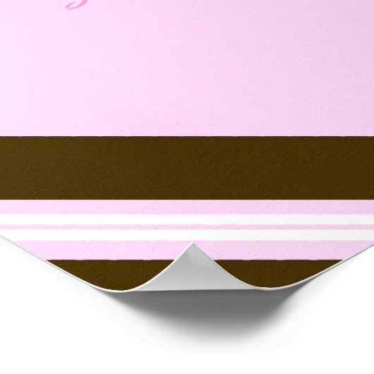 ベビーピンククイーンコラージュ額縁ウォールアート ポスター (角)