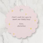 ベビーピンククラウドオベビーサンキュー フェイバータグ (裏面)