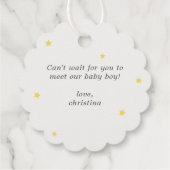 ベビーピンククラウドオベビーサンキュー フェイバータグ (裏面)