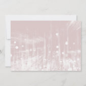 ベビーピンクグリッター私の花嫁になる 招待状 (裏面)