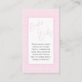 ベビーピンクジンガム囲いカード用の本 エンクロージャーカード (正面)