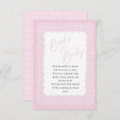 ベビーピンクジンガム囲いカード用の本 エンクロージャーカード (正面/裏面)