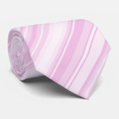 ベビーピンクストライプ色 ネクタイ (ロール)