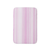 ベビーピンクストライプ色 バスマット (正面縦)