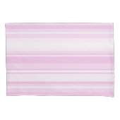 ベビーピンクストライプ色 枕カバー (正面)