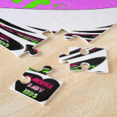 ベビーピンクハートハクナマタタベビーキッズデザイン.p ジグソーパズル (側面)