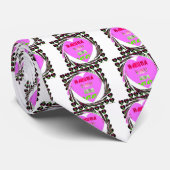 ベビーピンクハートハクナマタタベビーキッズデザイン.p ネクタイ (ロール)
