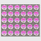 ベビーピンクハートハクナマタタベビーキッズデザイン.p ラッピングペーパー (フラット)