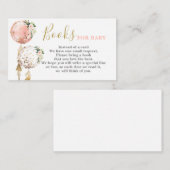 ベビーピンクバルーンカード用ブック エンクロージャーカード (正面/裏面)