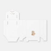 ベビーピンクパンパスグラスギラフェベビーシャワー フェイバーボックス (折り畳みなし)