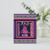 ベビーピンクビューティフルメリークリスマスハクナマタタ シーズンポストカード (スタンド正面)