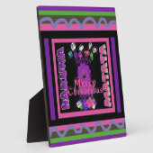 ベビーピンクビューティフルメリークリスマスハクナマタタ フォトプラーク (側面)