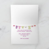 ベビーピンクフォトカードのお知らせ 案内状 (内部)