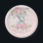 ベビーピンクフローラかわいいゾウ双子ベビーシャワー ペーパープレート<br><div class="desc">この可愛い赤ちゃん女の子フローラ象の赤ちゃんシャワー紙プレートを簡単かつ迅速に自分の言葉で。単クリックに[デザインツールを使用して編集]ボタンを使用して、文字の編集、用語、フォントスタイル、フォントサイズ、フォント色、文字の追加、一部の画像の移動または削除。かわいいベビーゾウと美しいピンクのバラのフローラアレンジメントをフィーチャー。ストアで使用可能な一致アイテム。ハ原紙素晴らし紙</div>