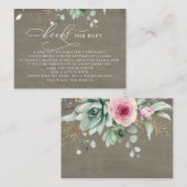 ベビーピンクフローラ多肉用書籍 エンクロージャーカード (正面/裏面)