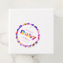 ベビーピンクベビーシャワー フェイバータグ