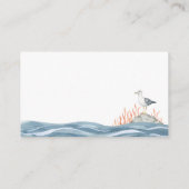 ベビーピンクベビー航海のシャワー用の本 エンクロージャーカード (裏面)