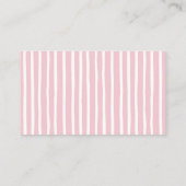 ベビーピンクボウ赤ちゃんシャワー囲いカード用の本 エンクロージャーカード (裏面)