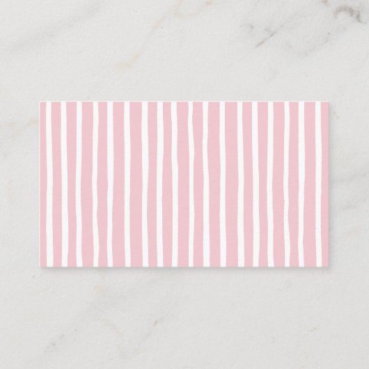 ベビーピンクボウ赤ちゃんシャワー囲いカード用の本 エンクロージャーカード (裏面)