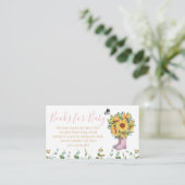 ベビーピンクレインブーツ用の本 エンクロージャーカード (スタンド正面)