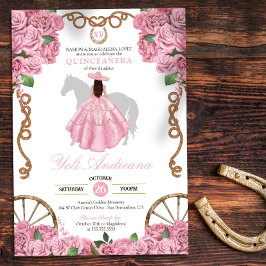 ベビーピンクローゼスウエスタンチャロキンセアニェラ 招待状