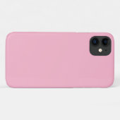 ベビーピンク無地の色 Case-Mate iPhoneケース (裏面(横))