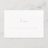 ベビーピンク赤ちゃんシャワーブックリクエストEncl エンクロージャーカード (裏面)